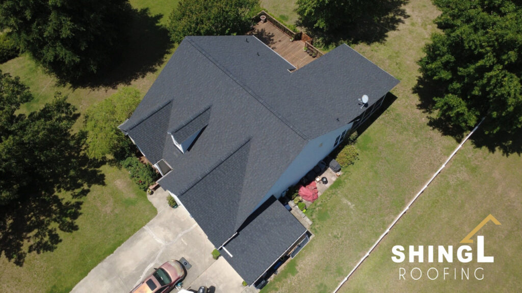 Newly Installed Architectural Shingle Roof