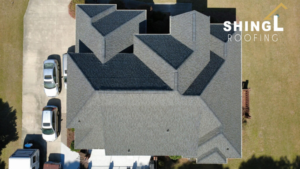 Architectural Shingle Roof with Multiple Gables