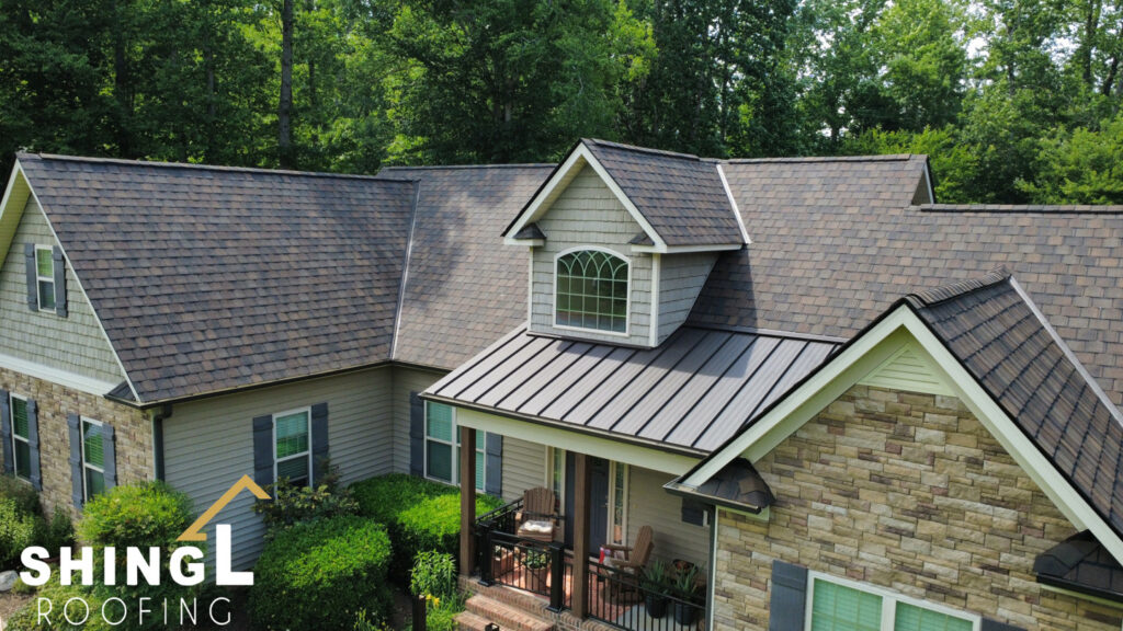 Standing Seam Metal Porch Roof