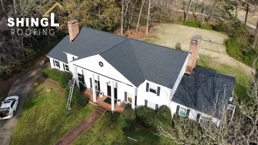 Black Architectural Shingle Roof