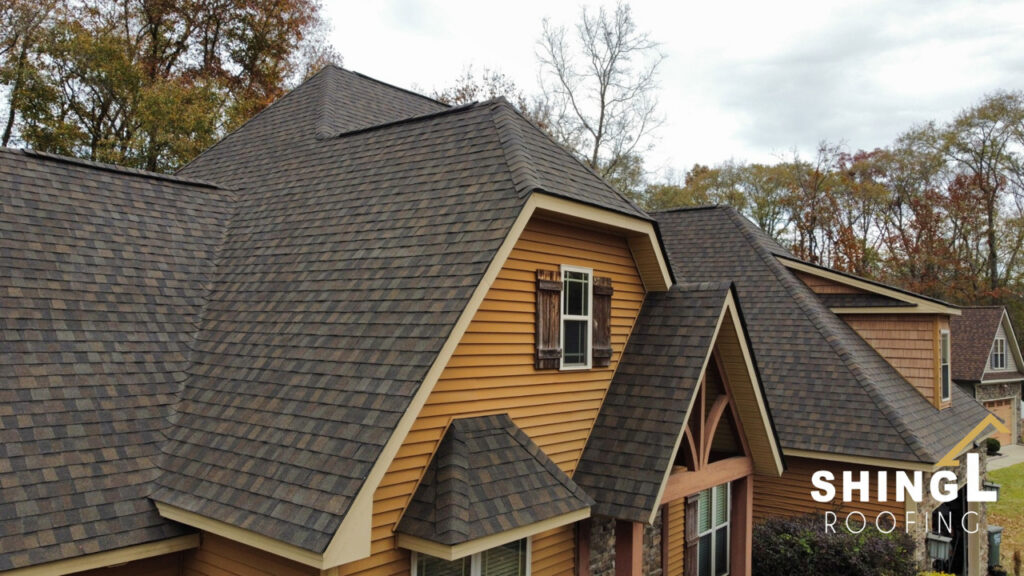 Brown Architectural Shingle Roof